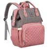 Kép 2/5 - Peterson Női Hátizsák Ptn Mb3-6012 Gray-Pink - Szrke-Rózsaszín