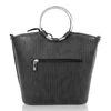 Kép 5/5 - Zellia Női Kézitáska Zvn22030 Fekete - Fonott Anyag -