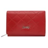 Kép 2/3 - Női Bőr Pénztárca R-Rd-02 Piros - Steppelt - Kicsi Méret -