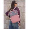 Kép 3/5 - Peterson Női Hátizsák Ptn Mb3-6012 Gray-Pink - Szrke-Rózsaszín