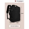 Kép 3/5 - Peterson Hátizsák Ptn 24421-5074 Black - 45 X 30 X 25 Cm