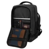 Kép 5/5 - Peterson Hátizsák - Kézipoggyász -  Ptn Sikorka-6460 Black - Fekete - 40 X 25 X 20 Cm -