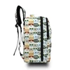 Kép 4/5 - Zellia Hátizsák Hz-103 Macska Mintás- #99 - Steppelt - Vízlepergetős - 40 X 25 X 20 Cm