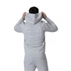 Kép 3/4 - Retro melegítõ felsõ ROBERT ZIP OUT JOGGING TOP GREY MELANGE 