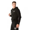 Kép 2/4 - Retro melegítõ felsõ BARABAR ZIPUP HOODIE OUT JOGGING TOP BLACK 