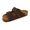 Kép 2/4 - 4704 LEON Comfort férfi bőr papucs