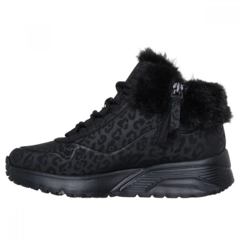 Skechers bakancs UNO LITE - COZY LEOPARD 