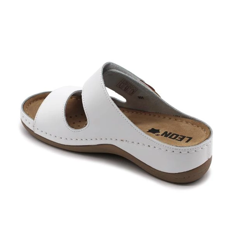 904 LEON Comfort női bőr papucs
