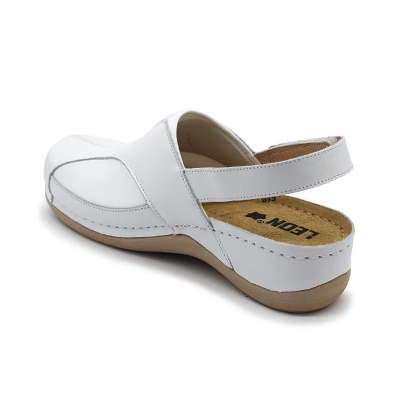 913 LEON Comfort női bőr szandál
