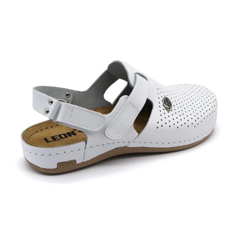 951 LEON Comfort női bőr szandál