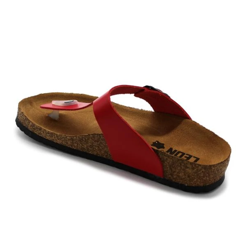 4080 LEON Comfort női bőr papucs