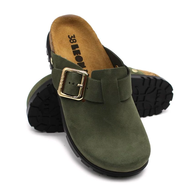 6006 LEON Comfort női bőr klumpa