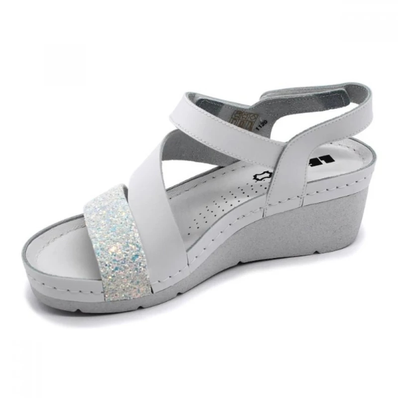 1120 LEON Comfort női bőr szandál