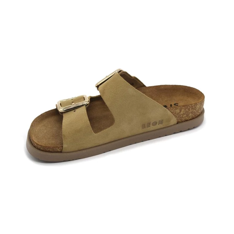 7010 LEON Comfort női bőr papucs