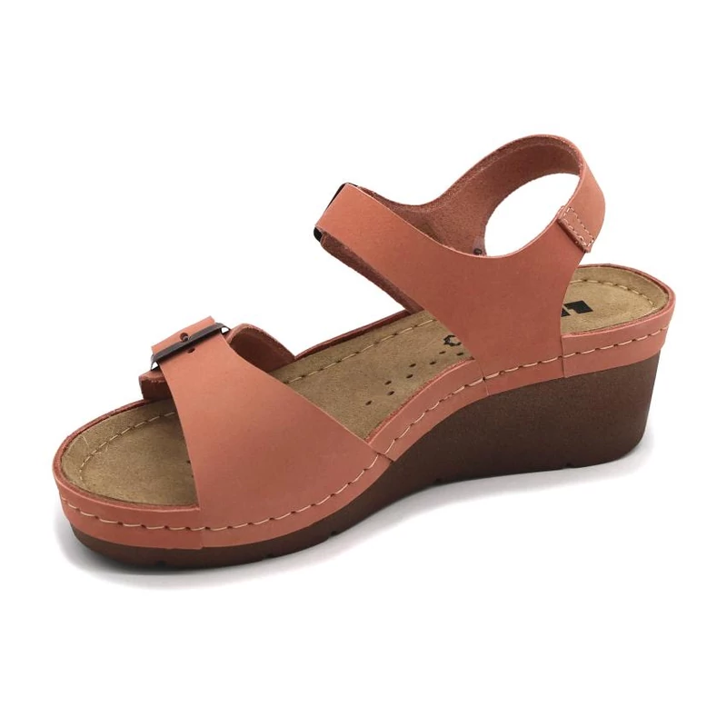 1130 LEON Comfort női bőr szandál