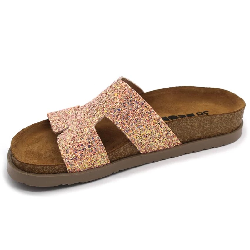 7030 LEON Comfort női bőr papucs