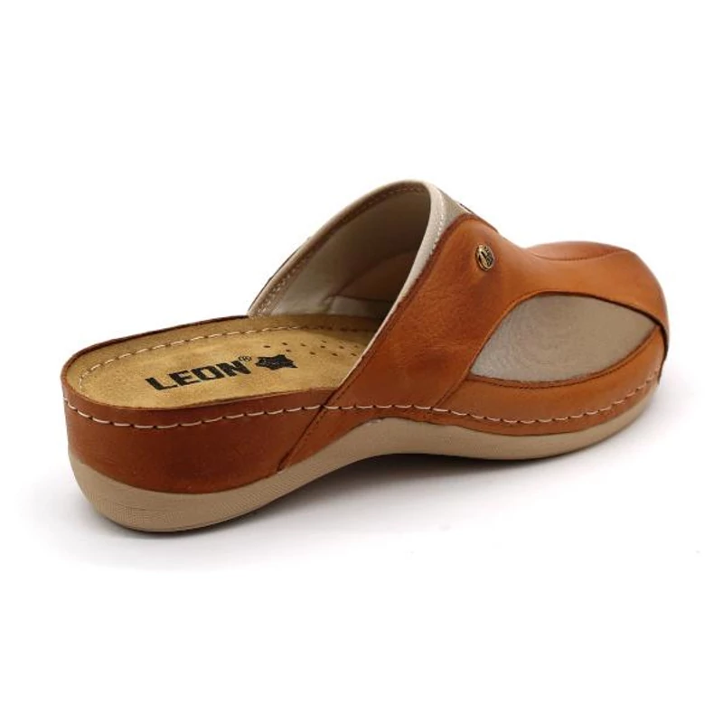 912 LEON Comfort női bőr klumpa