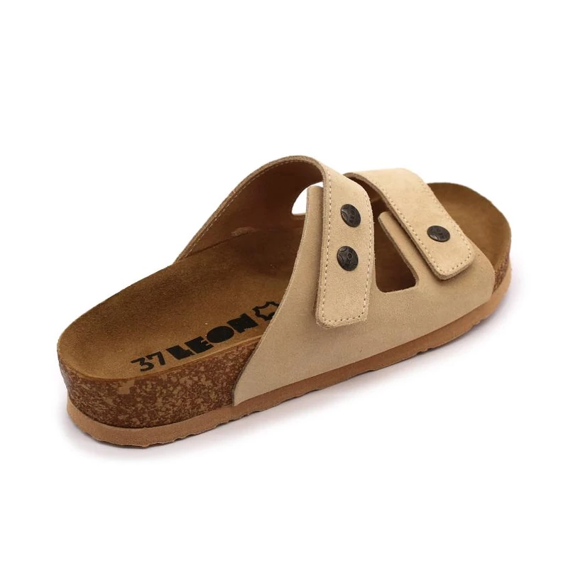 4050 LEON Comfort női bőr papucs