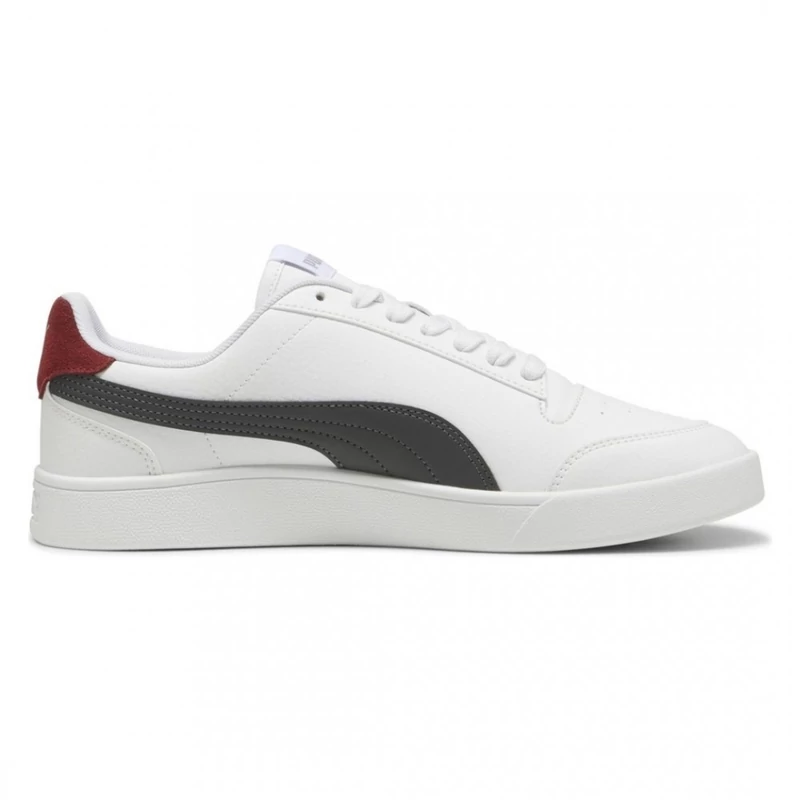 Puma cipő SHUFFLE WHITE-SHADOW GRAY