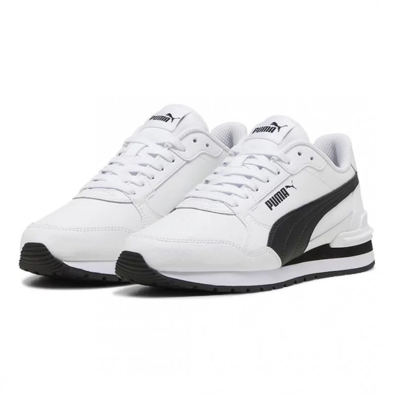 Puma cipő ST RUNNER V4 L JR WHITE-BLACK