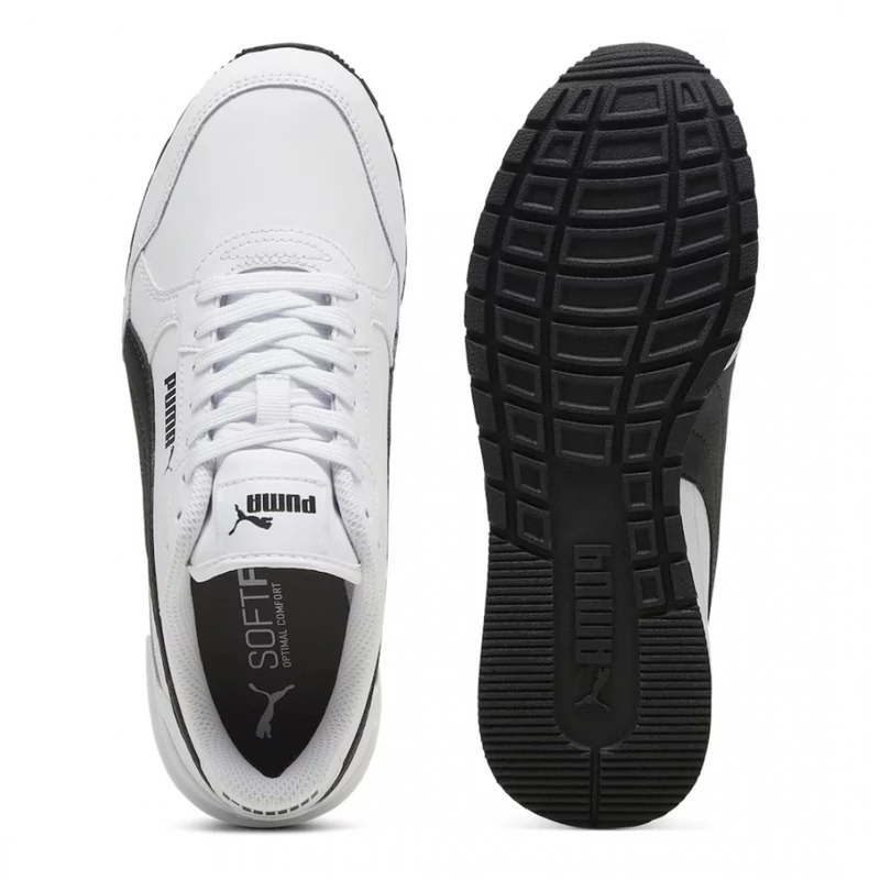 Puma cipő ST RUNNER V4 L JR WHITE-BLACK