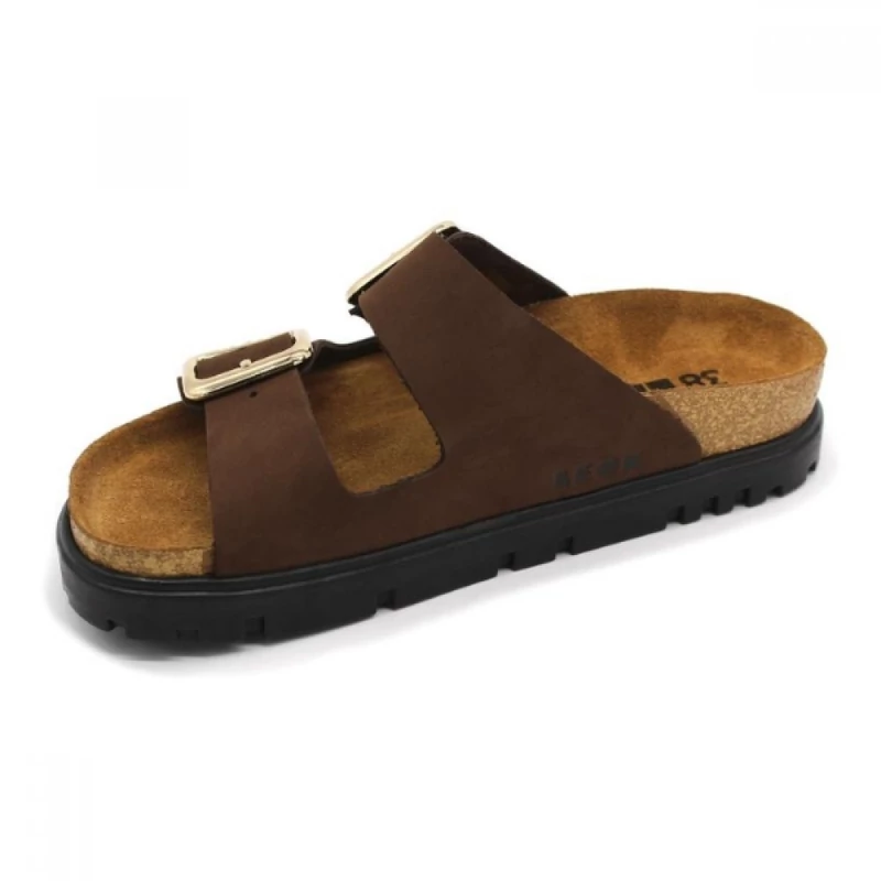 6011 LEON Comfort női bőr papucs
