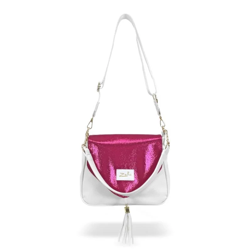 Zellia Női Oldaltáska 22226 Fehér-Pink - Shine -