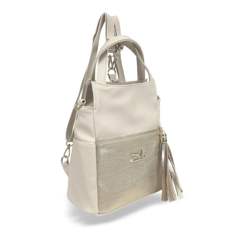 Zellia Női Hátizsák 24131 Beige-Arany - Ch -