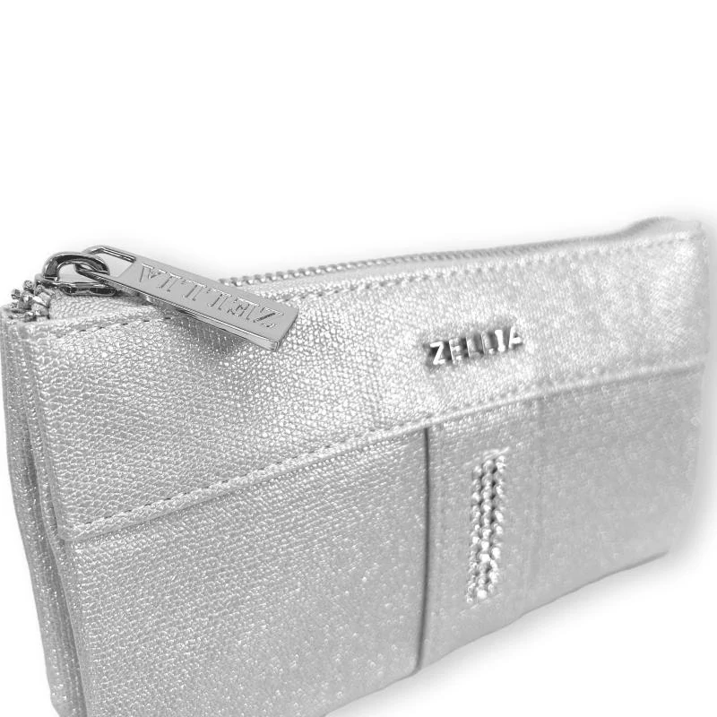 Zellia Női Pénztárca Hz-127 Y572 - 1039F - Silver - Ezüst