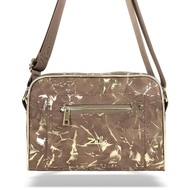Zellia Női Oldaltáska Zlb303 Taupe - Leaf -
