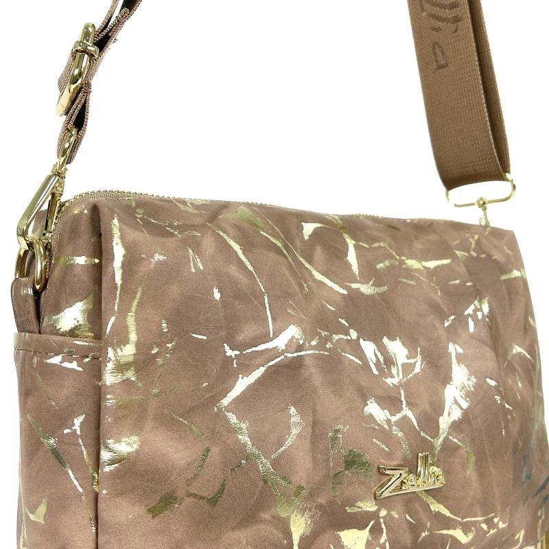 Zellia Női Oldaltáska Zlb210 Taupe - Leaf -