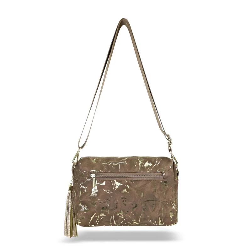 Zellia Női Oldaltáska Zlb210 Taupe - Leaf -