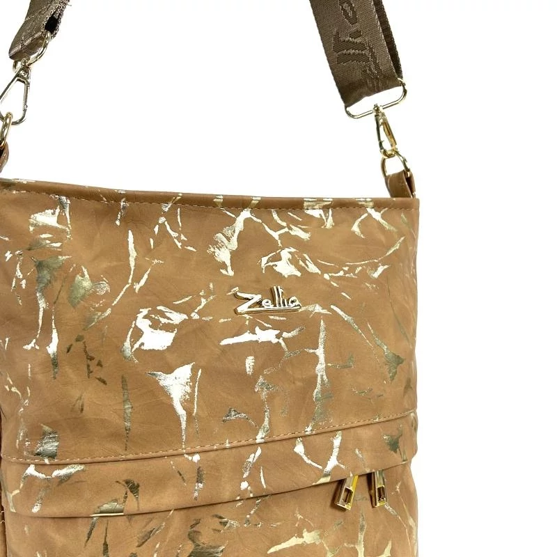 Zellia Női Oldaltáska Zlb274 Taupe - Leaf -