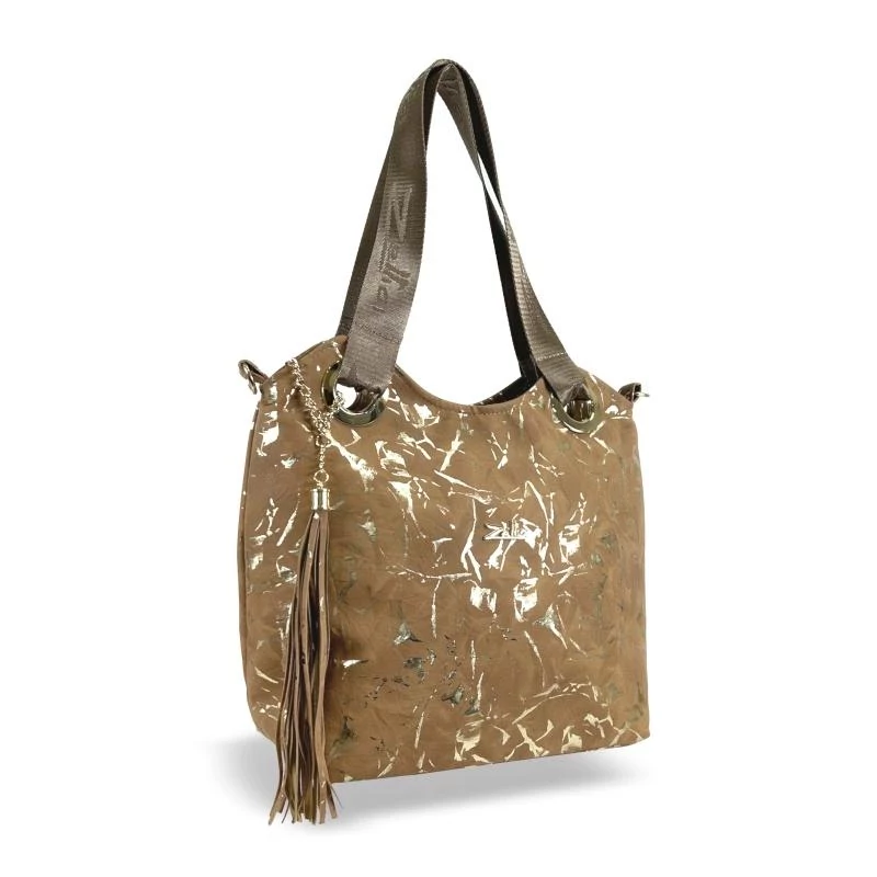 Zellia Női Válltáska Zlb185 Camel - Leaf -