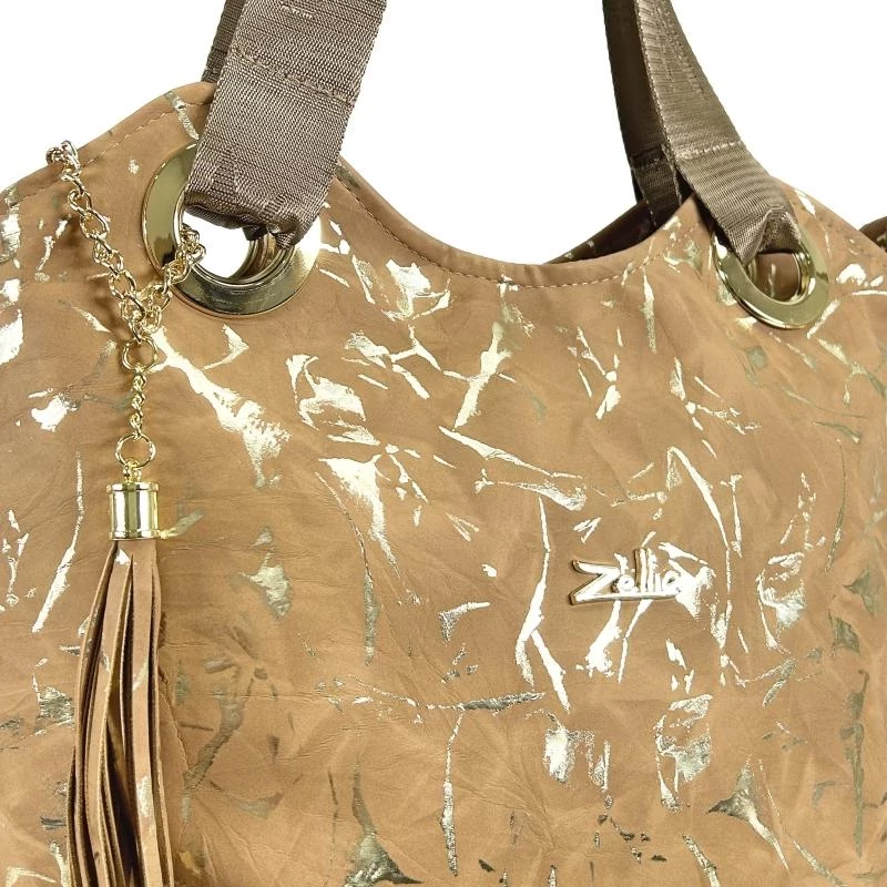 Zellia Női Válltáska Zlb185 Camel - Leaf -