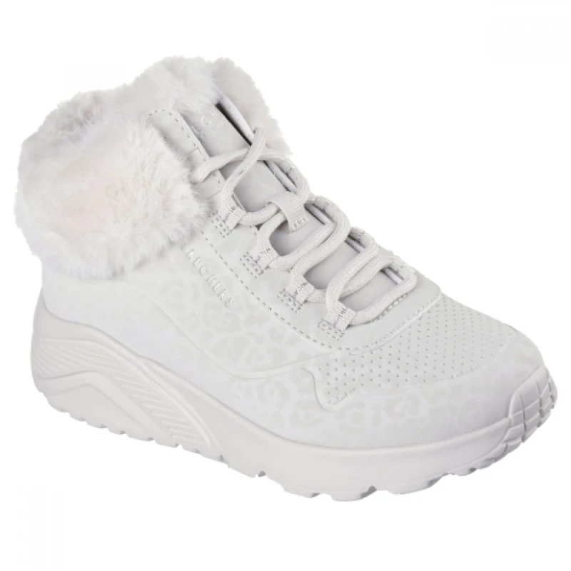 Skechers bakancs UNO LITE - COZY LEOPARD