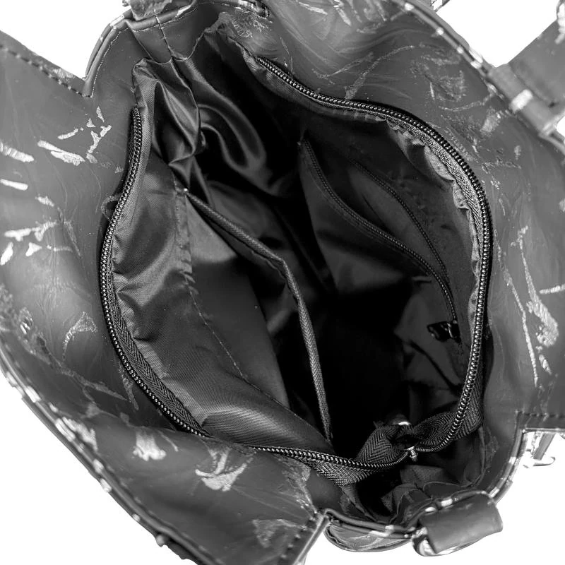 Zellia Női Hátizsák 24131 Fekete - Leaf -