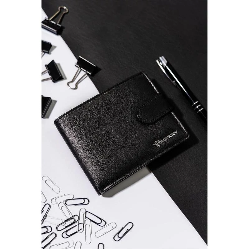 Férfi Bőr Pénztárca R-N992L-Pdm-3272 Black - Fekete