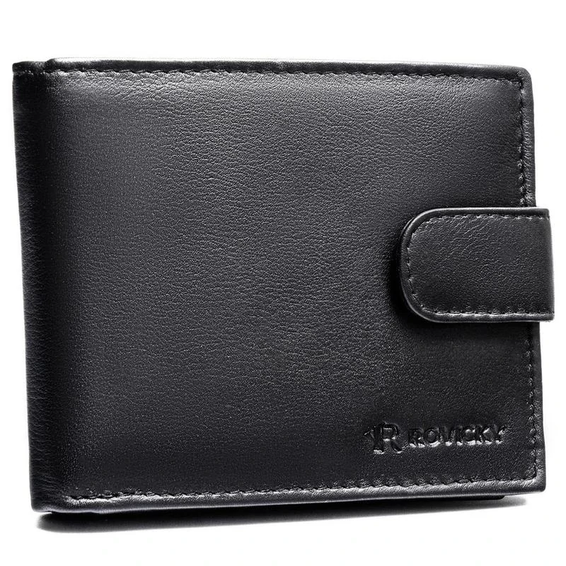 Rovicky Férfi Bőr Pénztárca 0670L-Rvd-0222 Black