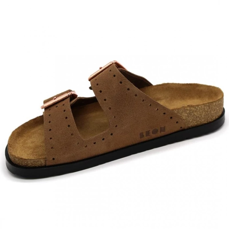 7012 LEON Comfort női bőr papucs