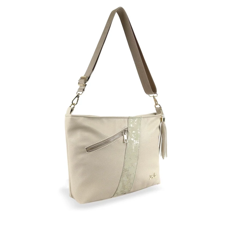 Zellia Női Oldaltáska ZLB396 Beige