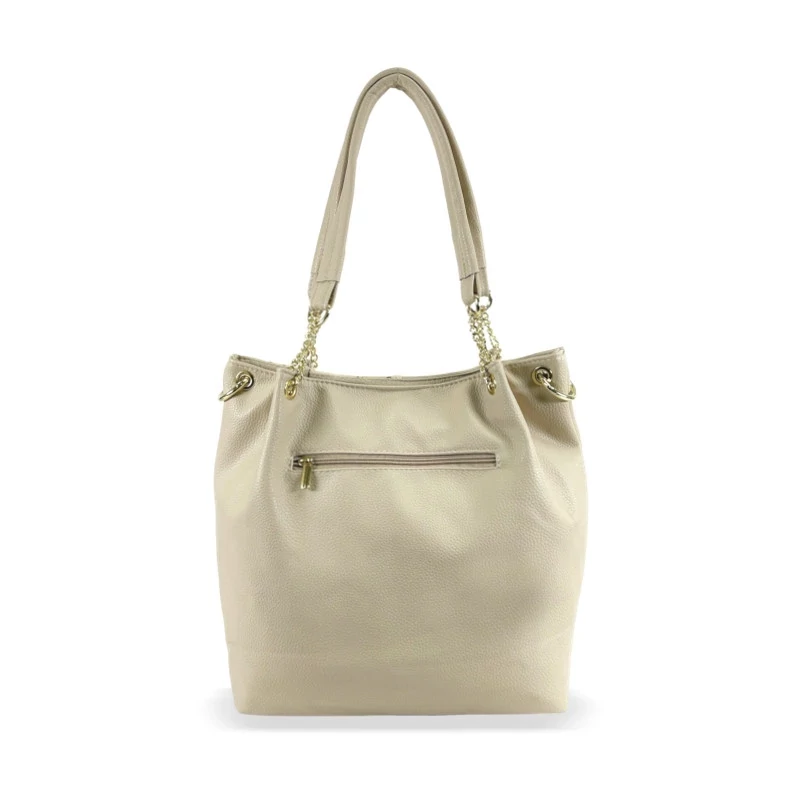 Zellia Női Válltáska ZLB377 Beige-Arany - Leaf -