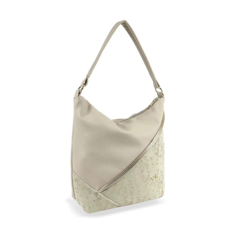 Zellia Női Válltáska ZLB332 Beige - D3 -