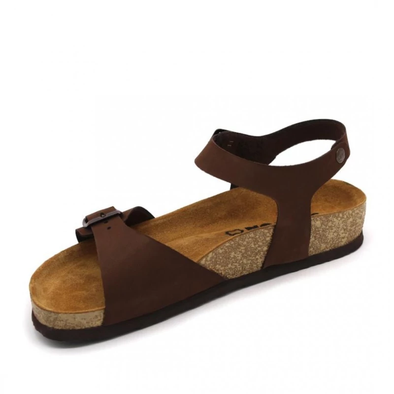 4307 LEON Comfort női bőr szandál