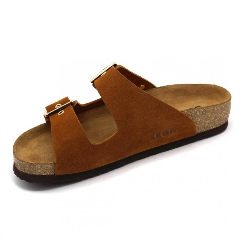 4015 LEON Comfort női bőr papucs