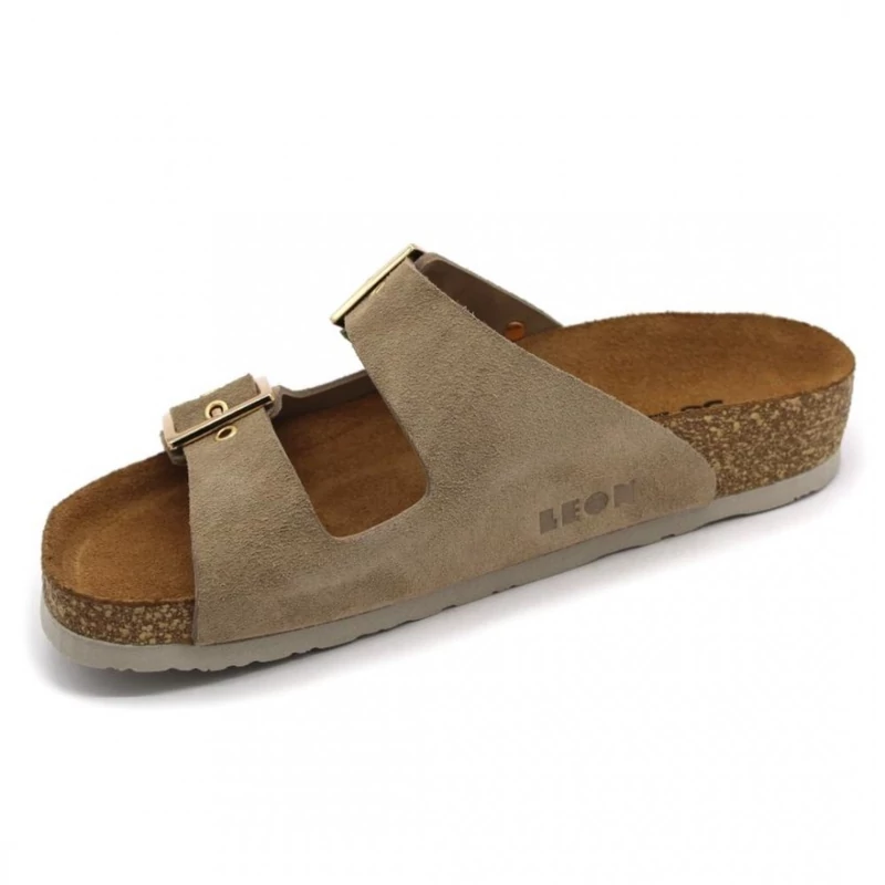 4015 LEON Comfort női bőr papucs