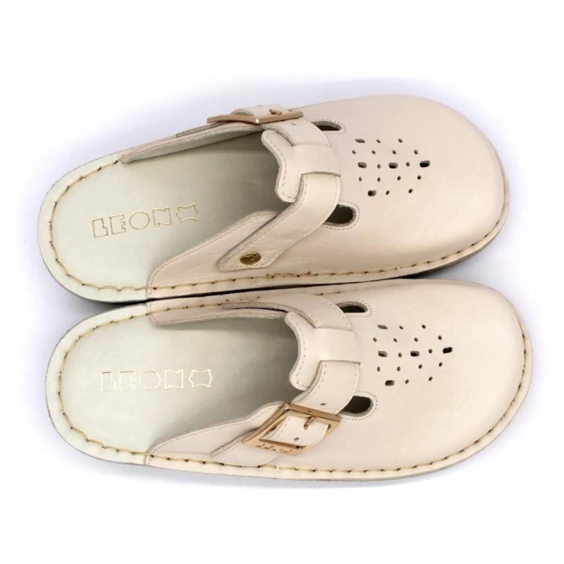 302 LEON Comfort női bőr klumpa