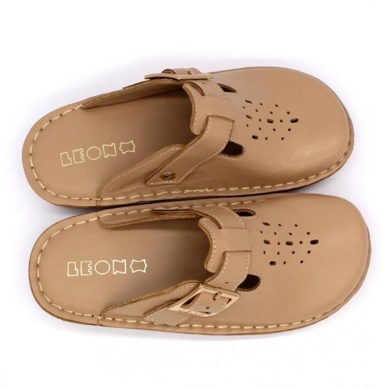 302 LEON Comfort női bőr klumpa