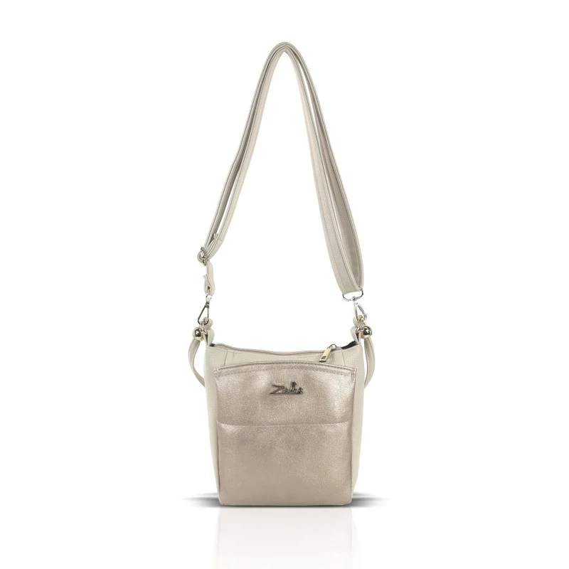 Zellia Női Oldaltáska Zlb361 Beige-Arany - Brw -