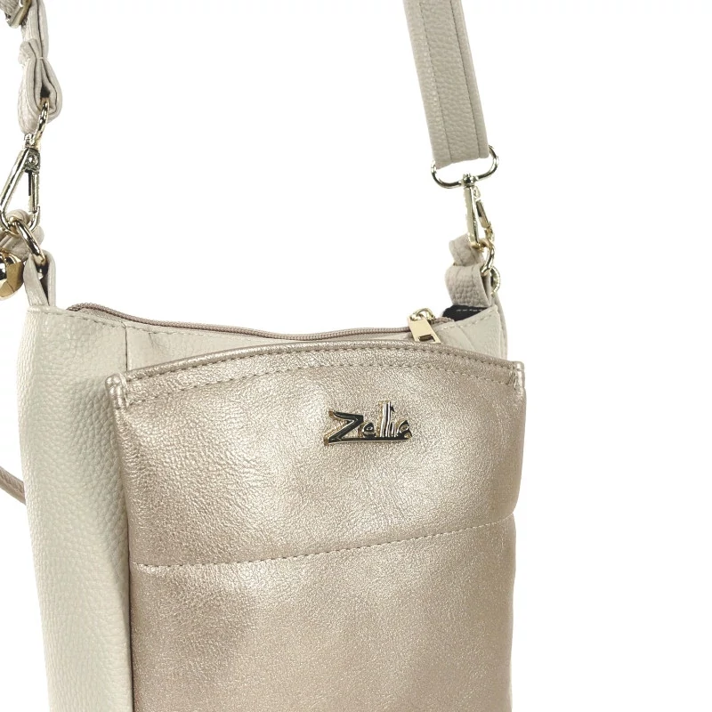 Zellia Női Oldaltáska Zlb361 Beige-Arany - Brw -